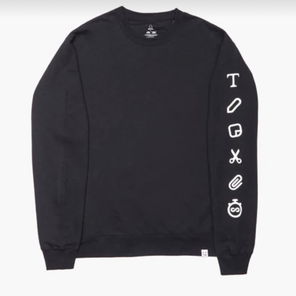 Snapchat vertical tools sweatshirt